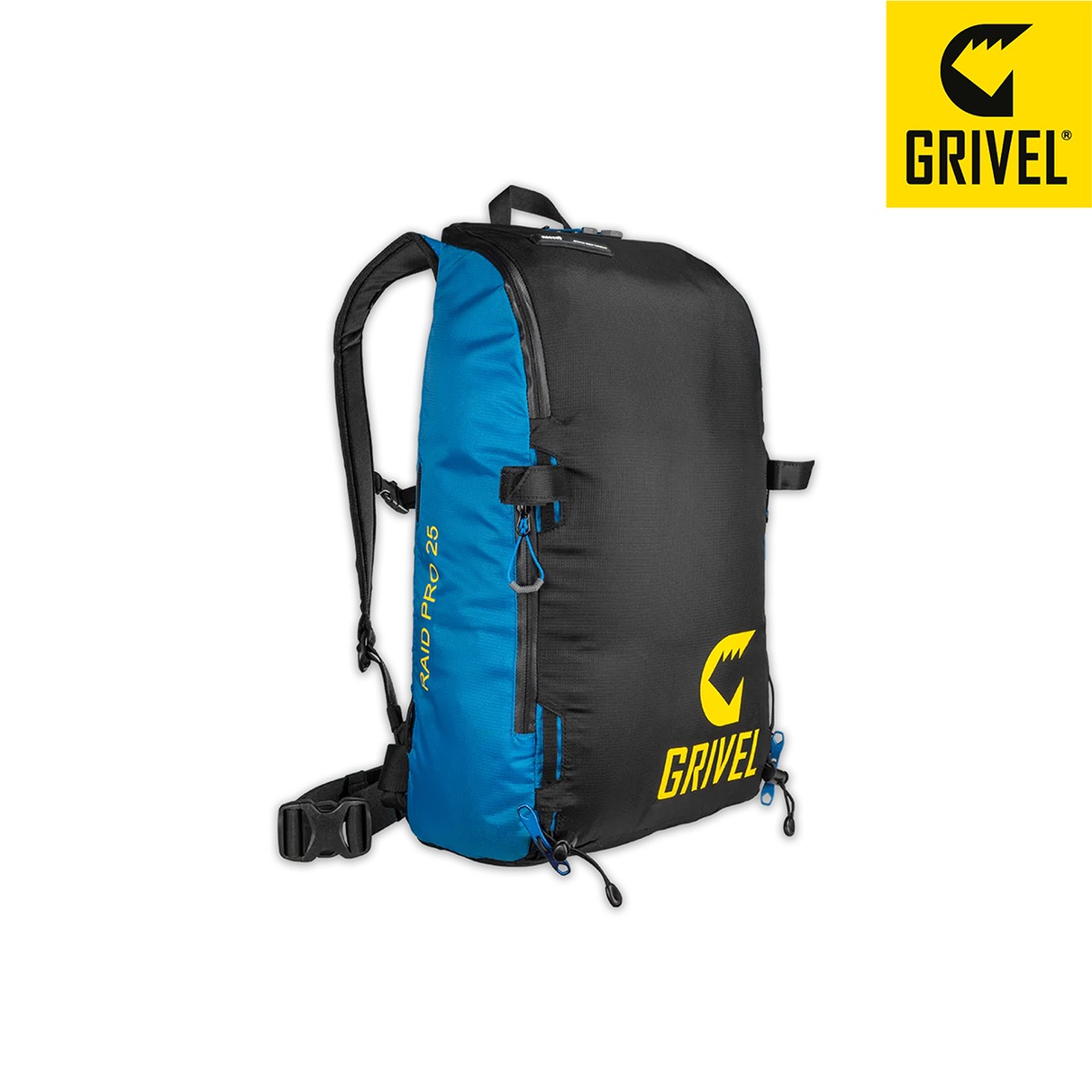 그리벨 백팩 래이드 프로 25 backpack RAID PRO 25 스키투어링과 등산에 최적인 배낭 상단과 후면의 이중 개방형 지퍼 시스템